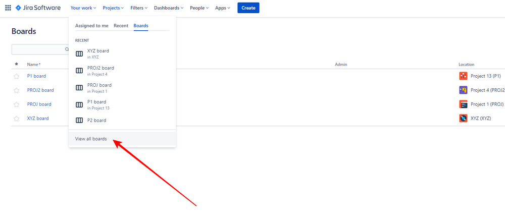 Jira Screenshot showing how to create an epic on roadmap