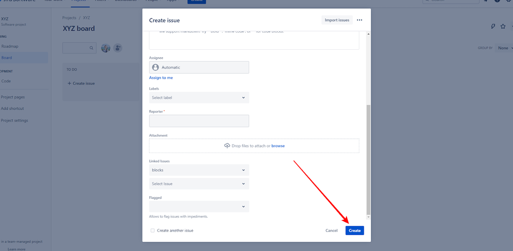 jira api create issue link