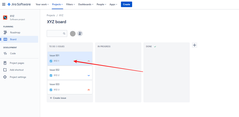 Jira Software screenshot showing the Create Subtask button.